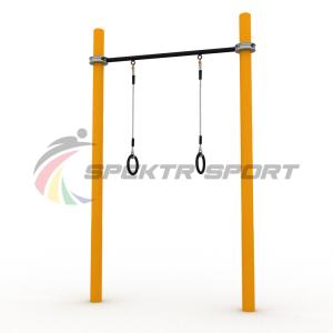 Купить Турник классический для занятий Воркаут с кольцами SP WRK-07 + Rings_76mm в Энгельсе 
