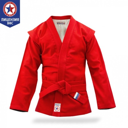 Купить Куртка для самбо "Атака" ВФС (подкладка, пояс)  р 36-48 в Энгельсе 