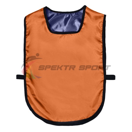 Купить Манишка футбольная двусторонняя универсальная Spektr Sport оранжево-синяя в Энгельсе 